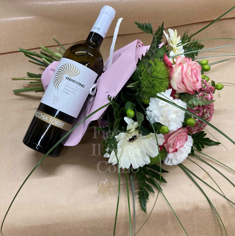 Foto Bouquet e Vino bianco