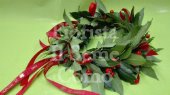 Laurel Wreath with red Berries