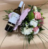 Bouquet & White Wine 